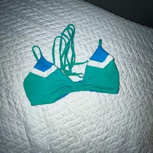 Lspace green blue top